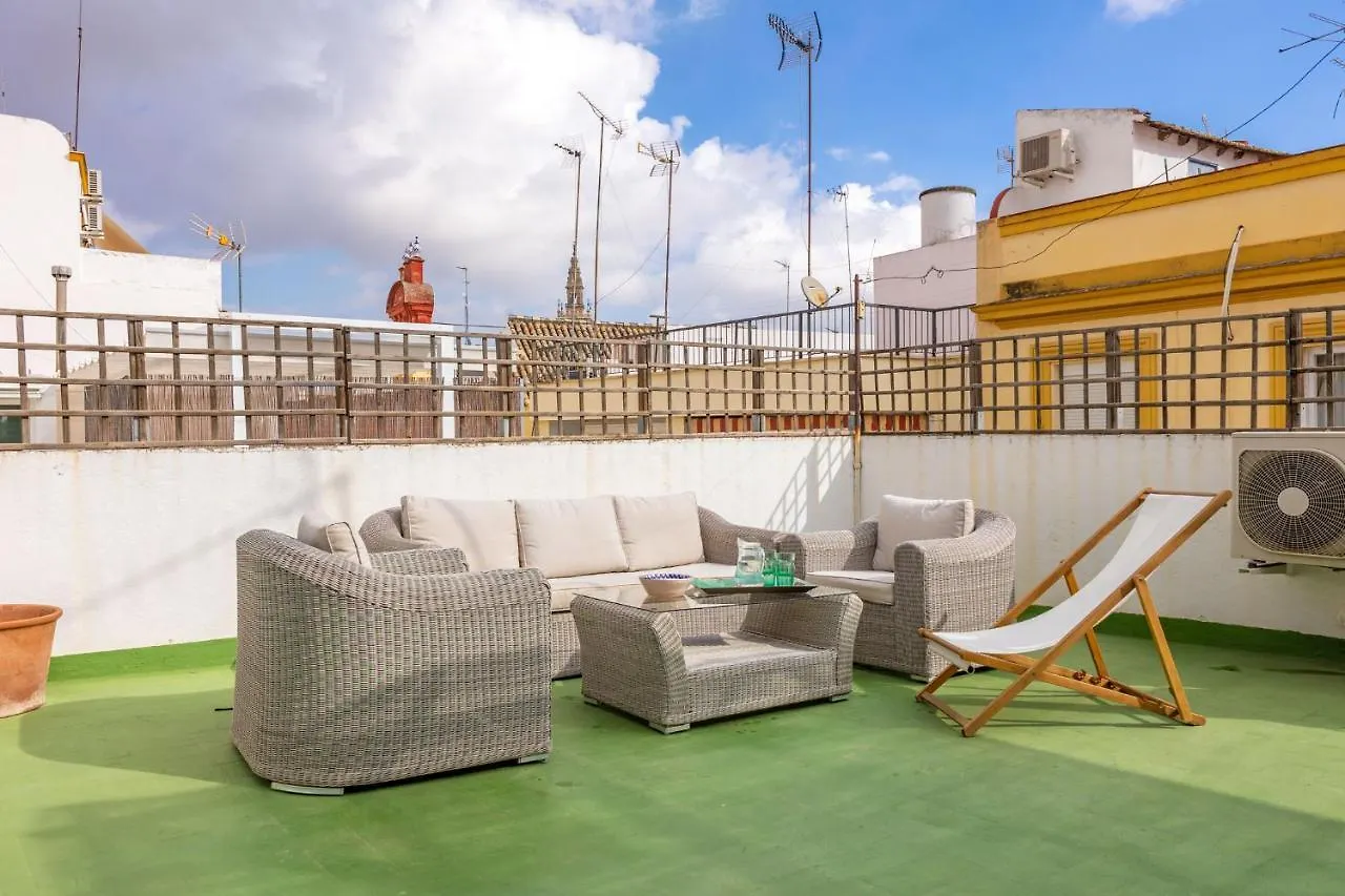 Champion Duplex Terrace And Garage Old Town 6 Pax Apartment Seville